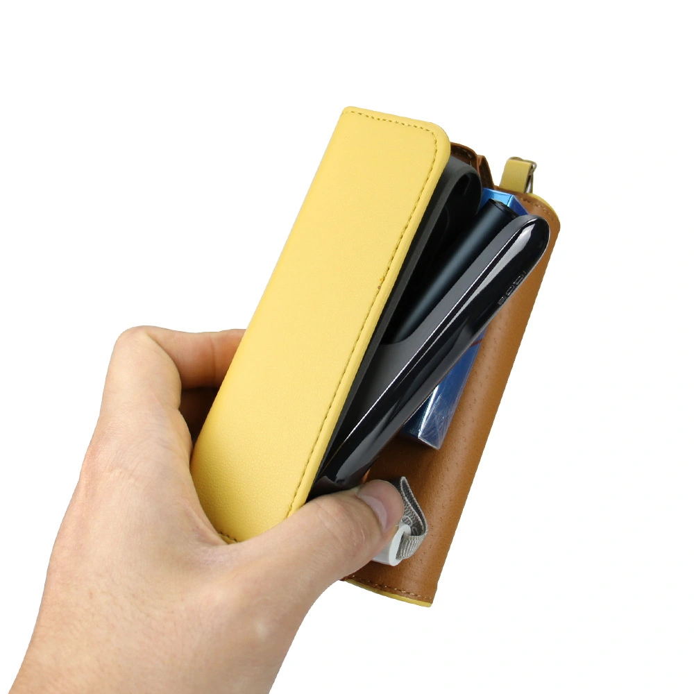 IQOS ILUMA 煙機煙彈通用便攜包 全包皮革防摔收納袋 主機保護殼 3 IQOS ILUMA BAOHUDAI 搭配示意