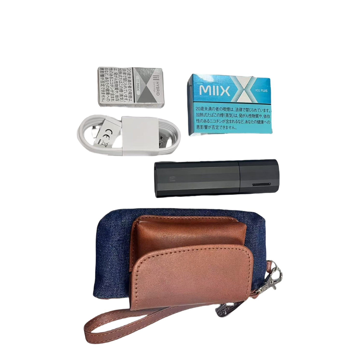 通用煙機煙彈一體收納包 適用 Ploom Aura、GLO Hilo、IQOS Iluma Prime 便攜保護殼皮套 防摔防刮 2 GLO HILO PLOOM 細節特寫