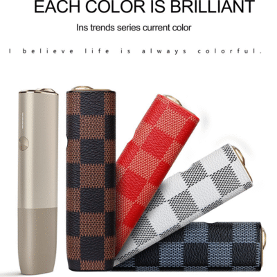 IQOS ILUMA ONE BAOHUTAO｜IQOS ILUMA ONE加熱煙機保护套 電子煙主機保护皮套 棋盘格/鱷魚皮/豹紋等風格 商品實拍