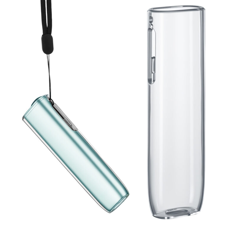 IQOS ILUMA ONE加熱煙機保护套 電子煙主機保护皮套 棋盘格/鱷魚皮/豹紋等風格 4 iluma one 透明保護殼