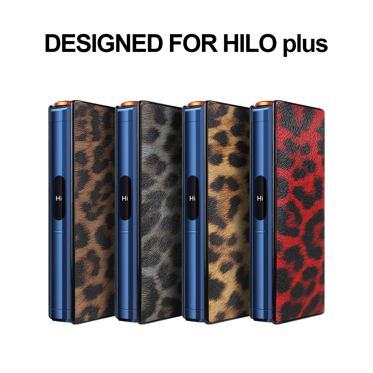 GLO HILO Plus 專用保護殼|日版荔枝紋 PU+PC 材質|防摔防刮裝飾皮套 2 GLO HILO PLUS 細節特寫