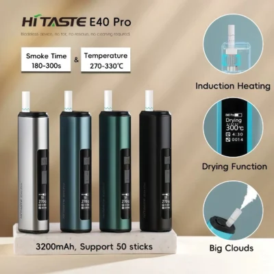 HITASTE E40｜新款上市 HITASTE E40 Pro 加熱煙主機 高效能感應加熱煙機 TEREA煙彈專用
