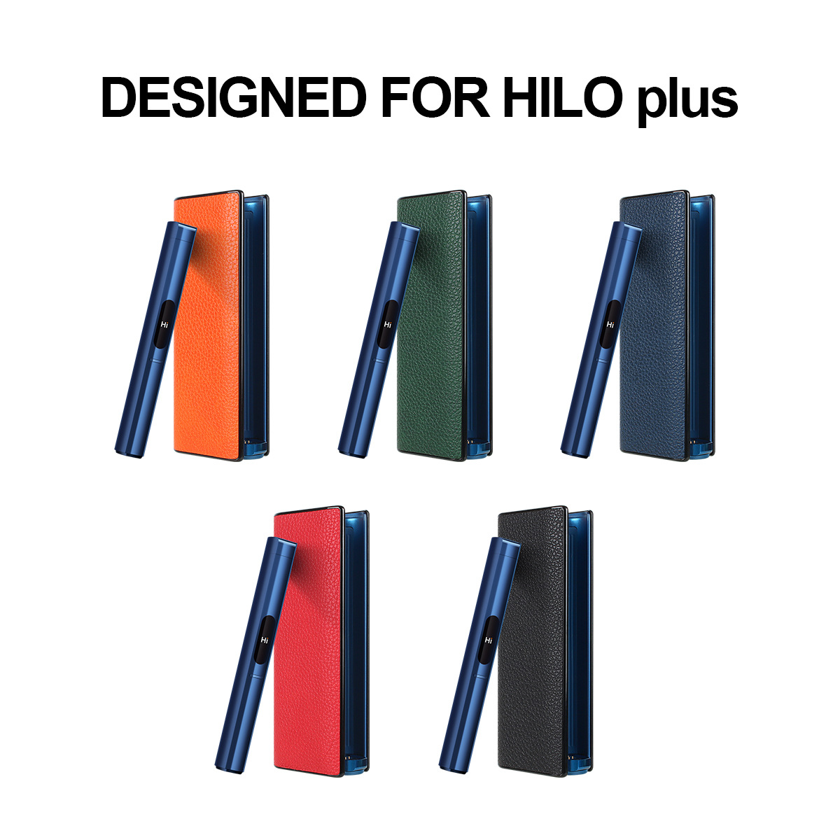GLO HILO Plus 專用保護殼|日版荔枝紋 PU+PC 材質|防摔防刮裝飾皮套 1 GLO HILO PLUS 商品實拍