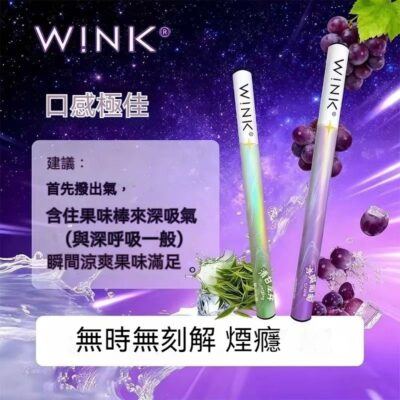 WINK TIYANBANG｜全新升級 WINK 溫刻戒煙棒 草本替煙棒 水果味清涼吸棒 替煙神器 商品實拍