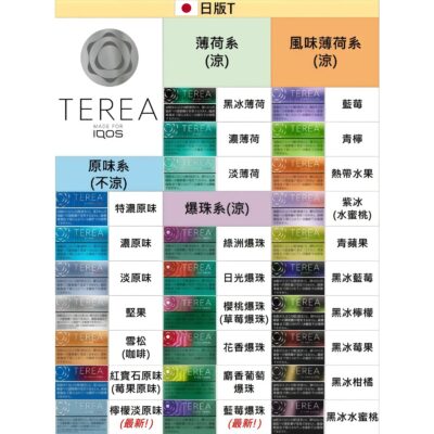 TEREA IQOS｜日版TEREA煙彈 IQOS ILUMA加熱煙機專用菸彈 口味齊全 台灣現貨