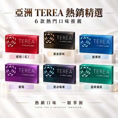 YAZHOU TEREA｜亞洲版 TEREA 煙彈推薦 商品實拍